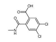 4,5-Dichlorophthalic acid monomethylamide Structure