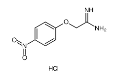 Ethanimidamide, 2-(4-nitrophenoxy)-, hydrochloride结构式