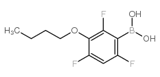 (3-Butoxy-2,4,6-trifluorophenyl)boronic acid structure