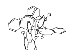 tris[2-(2,6-dichloroanilino)phenyl acetate]iron结构式