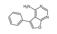 5-phenyl-furo[2,3-d]pyrimidin-4-ylamine结构式