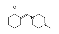 2-[(4-methylpiperazin-1-yl)methylidene]cyclohexan-1-one Structure