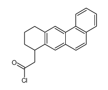 8,9,10,11-tetrahydro-8-benzanthraceneacetyl chloride结构式