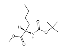 L-Norleucine, N-[(1,1-dimethylethoxy)carbonyl]-, methyl ester picture