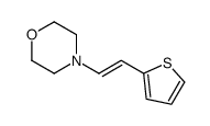 4-(2-thiophen-2-ylethenyl)morpholine Structure
