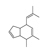 4,5-dimethyl-7-(2-methylprop-1-enyl)-3a,4,7,7a-tetrahydro-1H-indene Structure