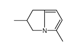 2,5-dimethyl-2,3-dihydro-1H-pyrrolizine结构式