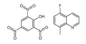 5-fluoro-8-methylquinoline,2,4,6-trinitrophenol结构式