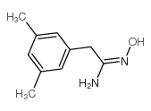2-(3,5-dimethyl-phenyl)-n-hydroxy-acetamidine结构式