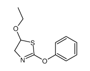 5-ethoxy-2-phenoxy-4,5-dihydro-1,3-thiazole结构式