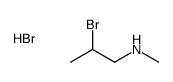 2-bromo-N-methylpropan-1-amine,hydrobromide结构式