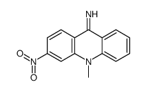 10-methyl-3-nitroacridin-9-imine结构式