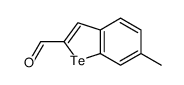 6-methyl-1-benzotellurophene-2-carbaldehyde Structure