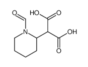 2-(1-formylpiperidin-2-yl)propanedioic acid Structure