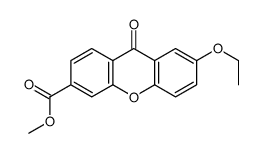 methyl 7-ethoxy-9-oxoxanthene-3-carboxylate结构式