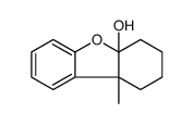 9b-methyl-1,2,3,4-tetrahydrodibenzofuran-4a-ol结构式