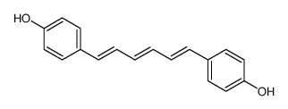 1,6-bis(p-hydroxyphenyl)-1,3,5-hexatriene Structure