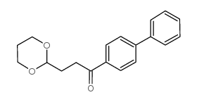 3-(1,3-DIOXAN-2-YL)-4'-PHENYLPROPIOPHENONE结构式