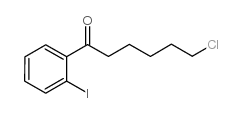 6-CHLORO-1-(2-IODOPHENYL)-1-OXOHEXANE结构式