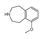 6-METHOXY-2,3,4,5-TETRAHYDRO-1H-BENZO[D]AZEPINE结构式