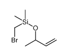 Silane, (bromomethyl)dimethyl[(1-methyl-2-propen-1-yl)oxy] Structure