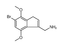 1H-Indene-3-methanamine, 6-bromo-4,7-dimethoxy Structure