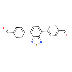 4,4'-(苯并[c] [1,2,5]噻二唑-4,7-二基)二苯甲醛结构式
