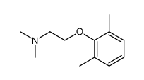 2,6-dimethylphenoxyethyl-N,N-dimethylamine结构式