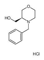 [(3S)-4-benzylmorpholin-3-yl]methanol hydrochloride Structure