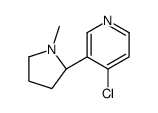 4-chloro-3-[(2S)-1-methylpyrrolidin-2-yl]pyridine Structure
