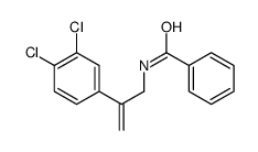 N-[2-(3,4-dichlorophenyl)prop-2-enyl]benzamide结构式