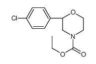 ethyl (2S)-2-(4-chlorophenyl)morpholine-4-carboxylate Structure