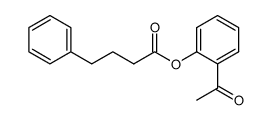2-acetylphenyl 4-phenylbutanoate结构式