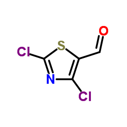 2,4-二氯噻唑-5-甲醛结构式