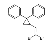 [2-(2,2-dibromovinyl)-1-phenylcyclopropyl]benzene Structure