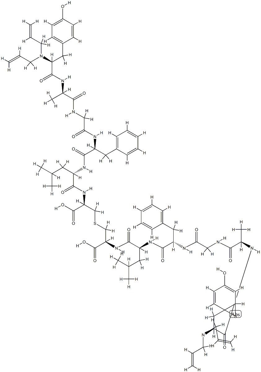 enkephalin-Leu, N,N-diallyl-Ala(2)-bis(cystine)(6)- picture