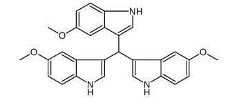 1H-Indole, 3,3',3''-methylidynetris[5-methoxy Structure