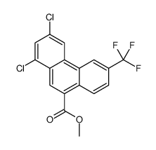 methyl 1,3-dichloro-6-(trifluoromethyl)phenanthren-9-carboxylate结构式