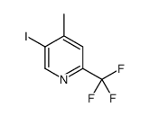 5-Iodo-4-methyl-2-(trifluoromethyl)pyridine Structure