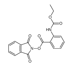 N-((2-Phthalimidoyl-oxycarbonyl)-phenyl)-carbamidsaeureethylester结构式