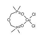 CuCl2(bis(dimethylphosphinylmethyl)ether)结构式