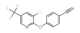 4-(3-CHLORO-5-(TRIFLUOROMETHYL)-2-PYRIDYLOXY)BENZENECARBONITRILE structure