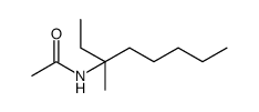 Acetamide, N-(1-ethyl-1-methylhexyl)结构式