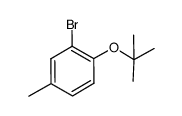 1-tert-butoxy-2-bromo-4-methylbenzene结构式