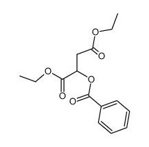 benzoyloxy-succinic acid diethyl ester Structure