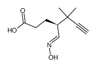 oxime of (S)-5,5-dimethyl-4-formyl-6-heptynoic acid结构式