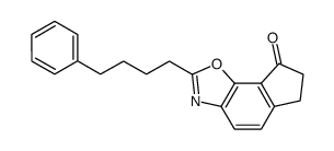 2-(4-phenylbutyl)-6,7-dihydro-8H-indeno[5,4-d][1,3]oxazol-8-one结构式