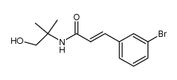 (E)-3-bromo-N-(2-hydroxy-1,1-dimethylethyl) cinnamamide Structure