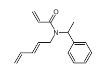 N-((E)-Penta-2,4-dienyl)-N-(1-phenyl-ethyl)-acrylamide结构式