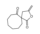 3-methylene-2-oxaspiro[4.7]dodecane-1,6-dione Structure